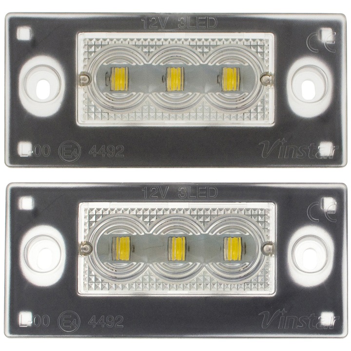 LED rendszámlámpa, MODECAR, 2 db, Audi A3 2000-2003, Audi A4 S4 Avant 1999-2001