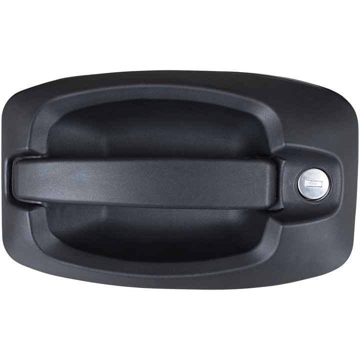 Hátsó külső kilincs, MODECAR, zárral és 2 kulccsal, fekete, Fiat Ducato, Citroen Jumper, Peugeot Boxer, Iveco Daily VI típusokhoz