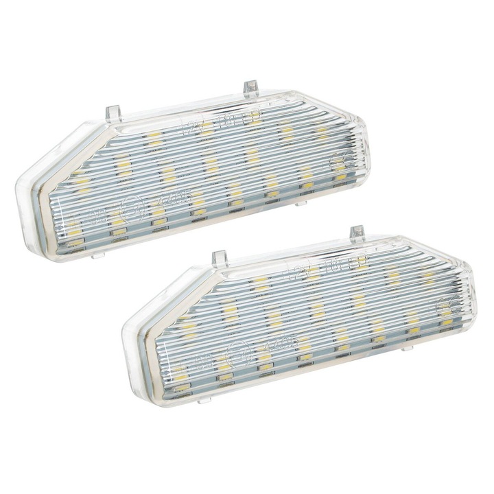 Lampi LED pentru iluminarea placutei de inmatriculare, MODECAR, 2 bucati, Mazda 6, 2009-2017, tip SMD
