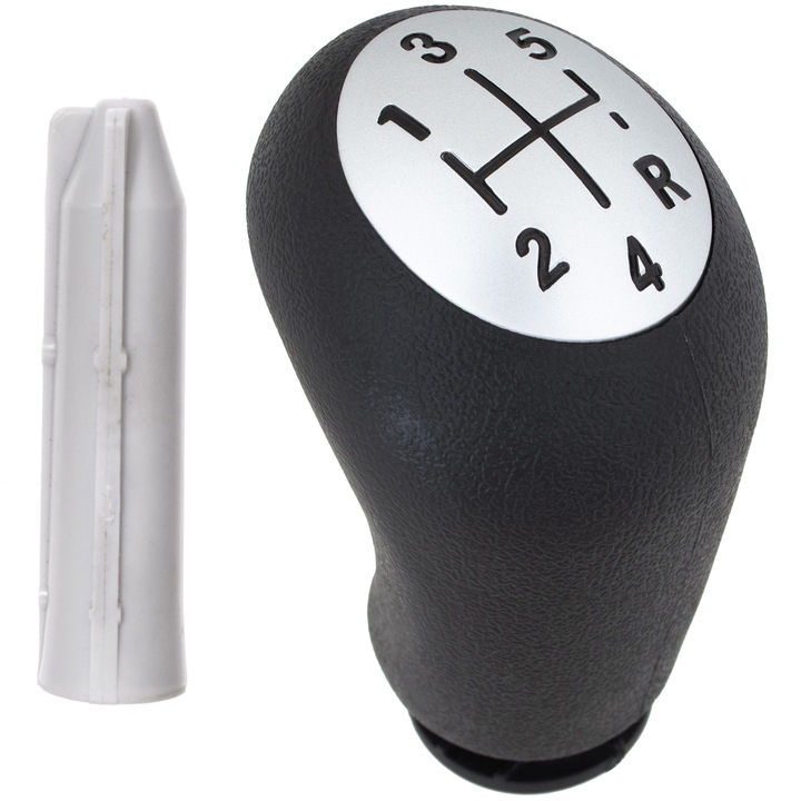 Nuca schimbator de viteze + adaptor, MODECAR, negru + argintiu