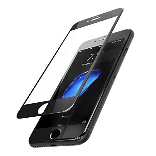 Folie din sticla securizata Tempered Glass 3D, Iphone 6, Negru