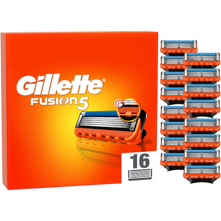 Rezerve aparat de ras Gillette Fusion Manual, 16 buc
