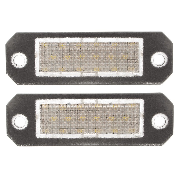 LED lámpák rendszámvilágításhoz, MODECAR, 2 db, 3528SMD típus, VW Caddy III IV, T5, T6 kompatibilis