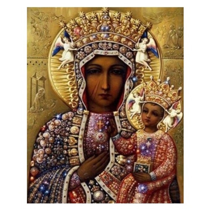 Set mozaic Norimpex, Maica Domnului, 30x40 cm