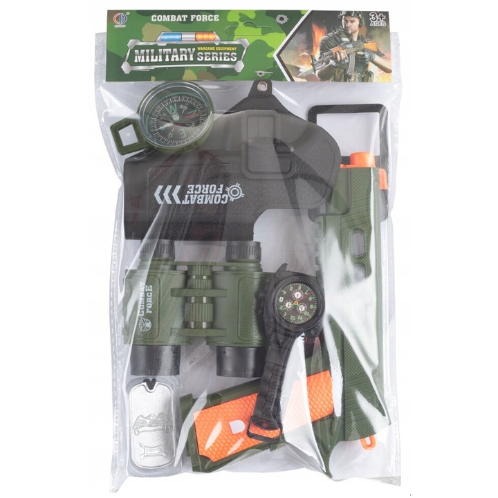 Set accesorii costum soldat cu pistol si busola, Norimpex