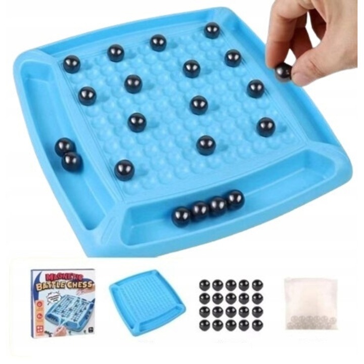 Joc de societate, Norimpex, gra magnetica strategica, 20 bile, 22,7x22,7x3cm