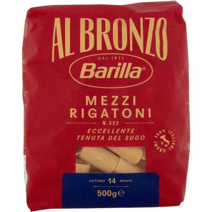 Makaron Mezzi Rigatoni Bronzo n. 322, Barilla, 500g