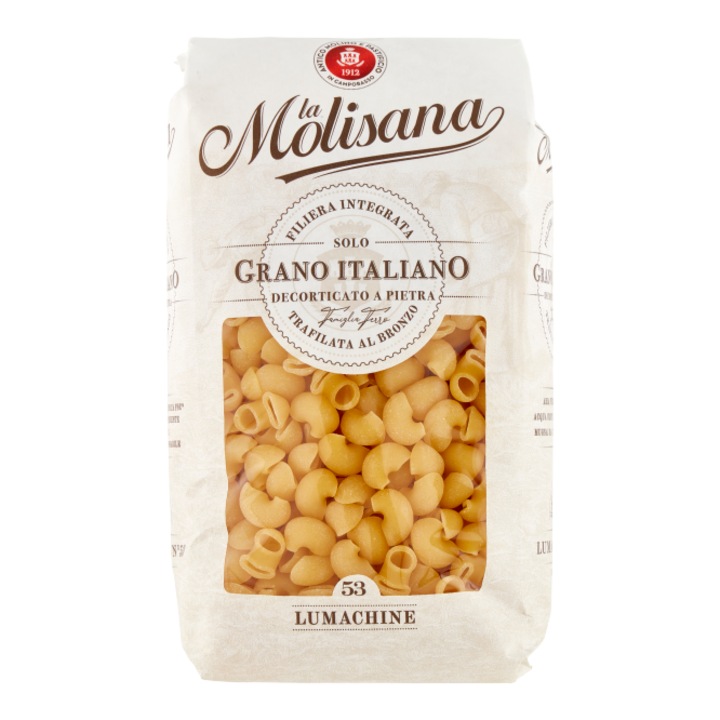 Macaroni Lumachine N.53 500g, LaMolisana, forma speciala, din grau dur