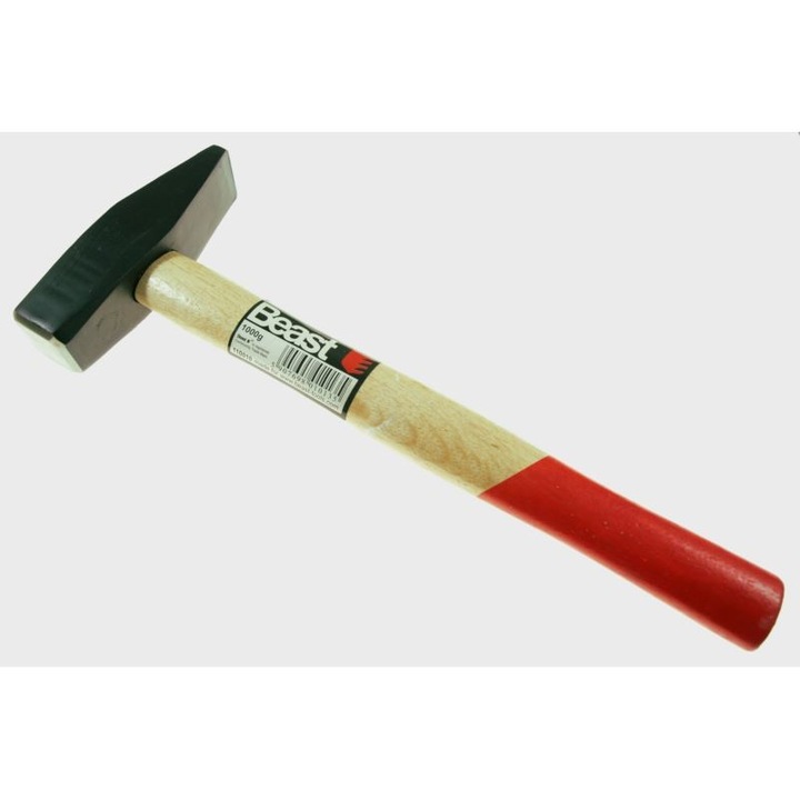 Ciocan slusar, Beast, 1000g, 38cm, lemn
