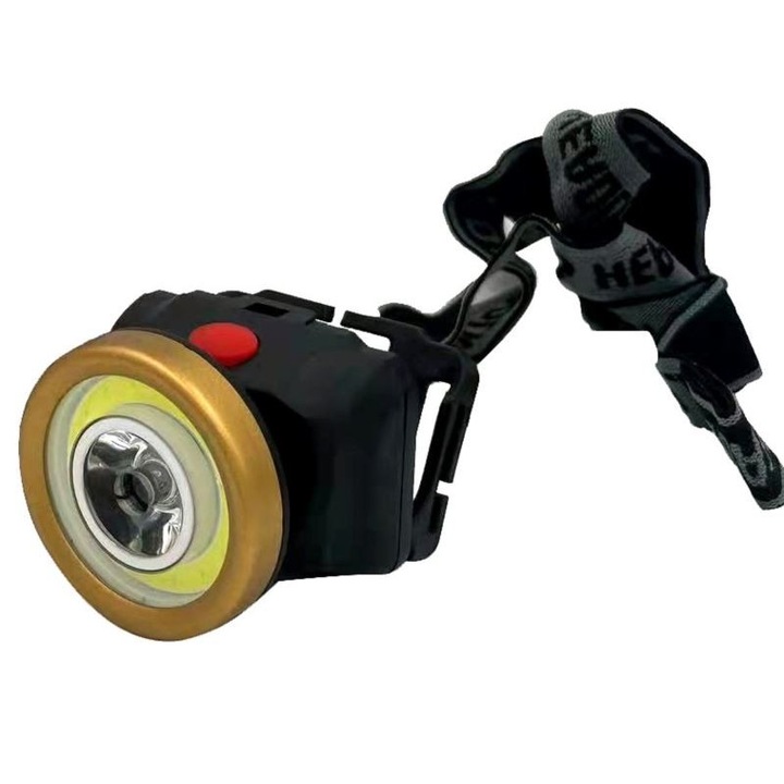 LED COB 2W + LED 1W Челна лампа Beast, бяла, регулируема, 3 режима на светене