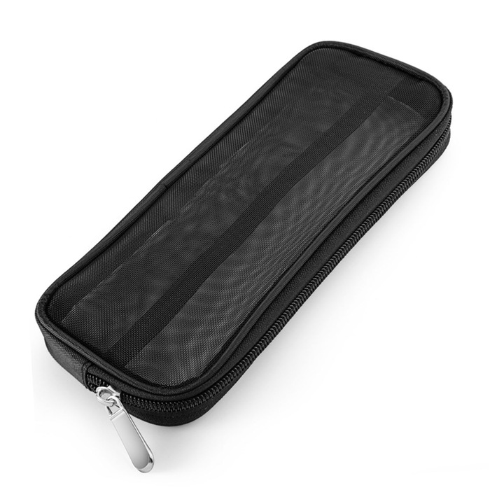 Козметичен несесер, прозрачен, водоустойчив, голям капацитет, 30х20см