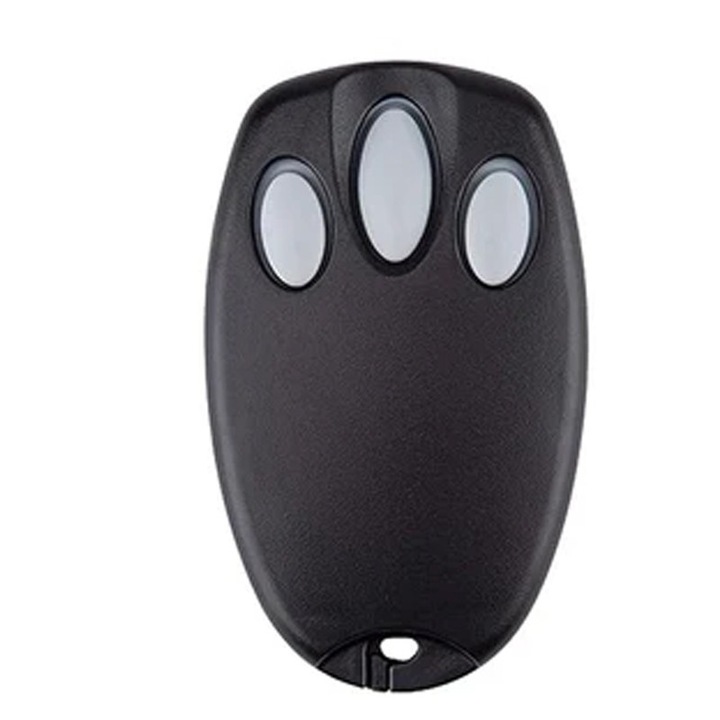 Telecomanda pentru usa de garaj ANBWEHR, LED verde, dimensiuni mici, Negru