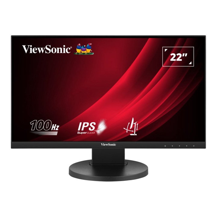 Монитор 22'' ViewSonic VG2208A-HD, LED, IPS, 1920 x 1080, VGA, 1 x HDMI 1.4, 1 x Audio Out, DisplayPort