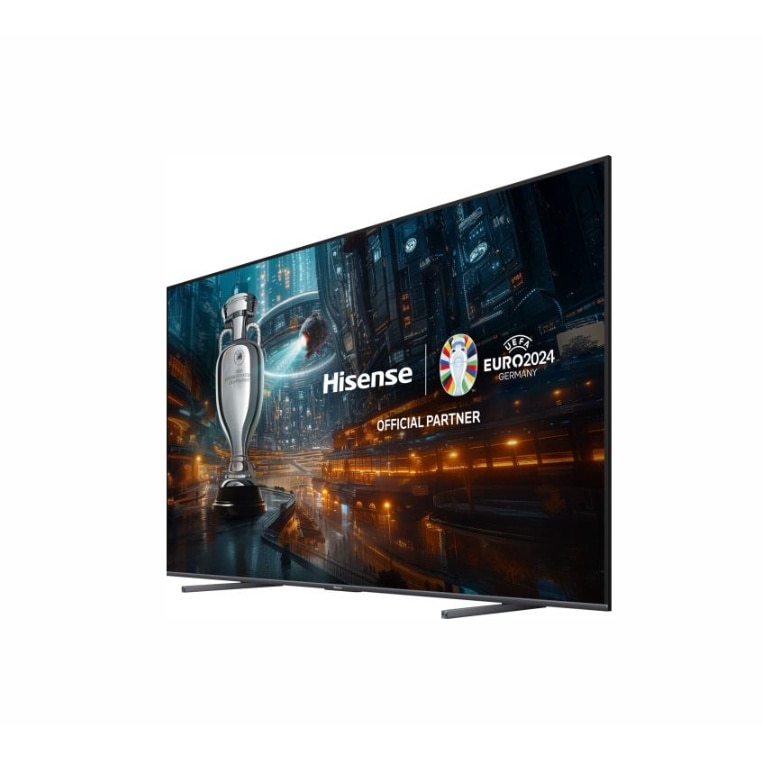 Televizor Hisense 100" E7NQ Pro, 4K Ultra HD 3840x2160, ULED, FALD, Quantum Dot, 144Hz, IPS, HDR 10+, HLG, Dolby Vision IQ, Dolby Atmos, Smart TV, WiFi 5GHz, WiFi Direct, BT, Anyview Cast, 4xHDMI, 2xUSB, LAN, CI+, DVB-T2/C/S2, Negru 100E7NQ_PRO
