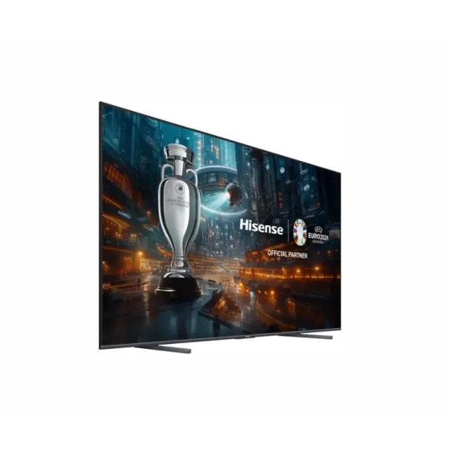 Televizor Hisense 100" E7NQ Pro, 4K Ultra HD 3840x2160, ULED, FALD, Quantum Dot, 144Hz, IPS, HDR 10+, HLG, Dolby Vision IQ, Dolby Atmos, Smart TV, WiFi 5GHz, WiFi Direct, BT, Anyview Cast, 4xHDMI, 2xUSB, LAN, CI+, DVB-T2/C/S2, Negru 100E7NQ_PRO