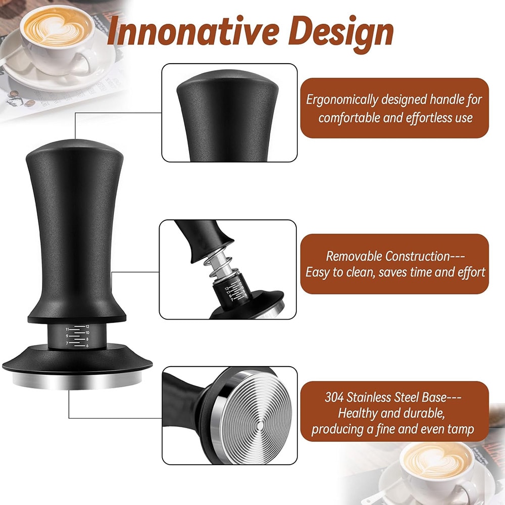 Set de 22 bucati de tamper de cafea, Noonedibs, accesorii pentru ...