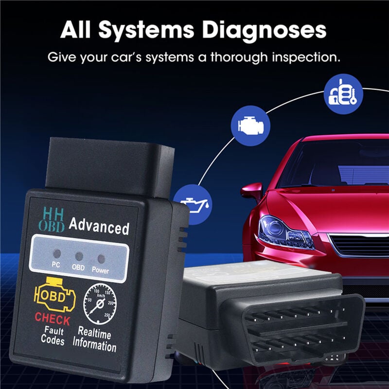 Scanner Diagnostic OBD2 Mini, accesorii auto, wireless, 45x25x65mm Scanner Diagnostic OBD2 Mini, accesorii auto, wireless, 45x25x65mm