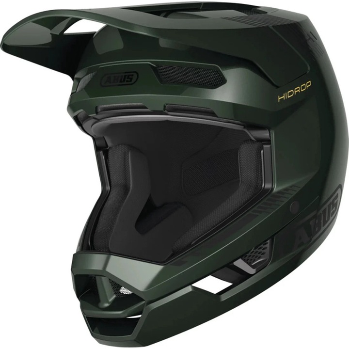 Full Face MTB sisak ABUS Hidrop Moss Green (S méret)