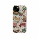 Husa pentru iPhone 15, stil vintage, textura pictata, multicolor, policarbonat