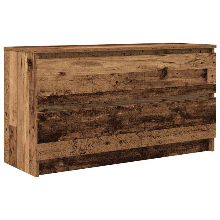 VidaXL antik fa színű szerelt fa TV-szekrény 100x35x54 cm 22.25 kg