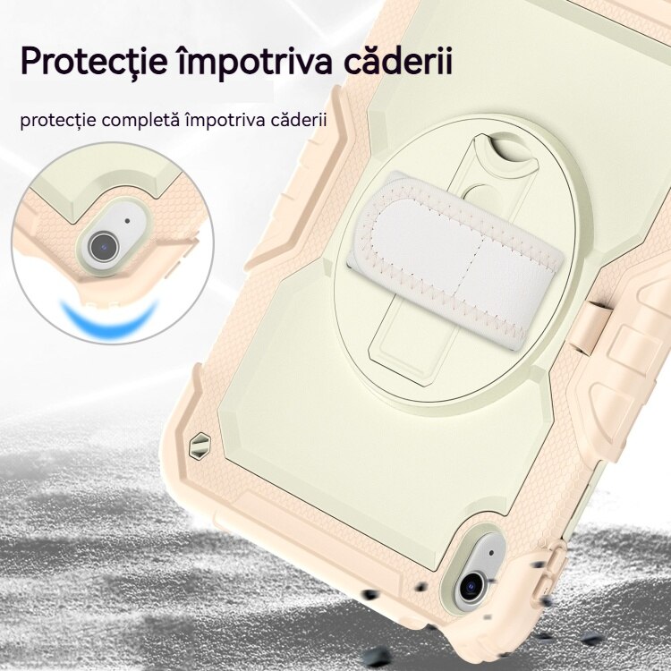 Husa de protectie pentru iPad 10.9 (10th) 2022, Fudisenn, rezistenta la socuri, rotativa 360°, curea de umar