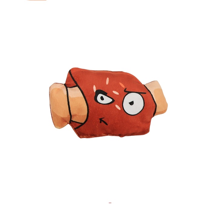 Jucarie pentru caini, forma de coaste, rezistenta la muscatura, Multicolor, 16x10x10cm