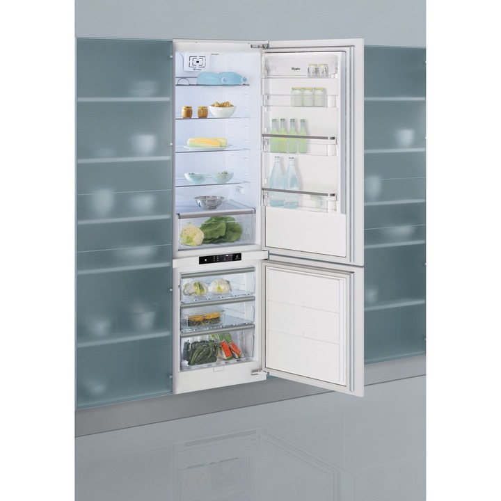 Хладилник с Фризер за вгражданеa Whirlpool ART 963/A+/NF, 300 л, Клас A+, 6th Sense Fresh Control, No Frost, LED осветление, H 193.5 см, Бял