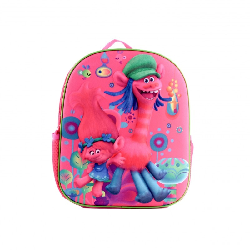Ghiozdan Disney Trolls, 3D, Multicolor