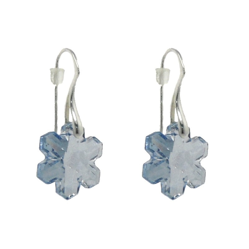 Cercei din argint cu cristale Crystal blue shade 20