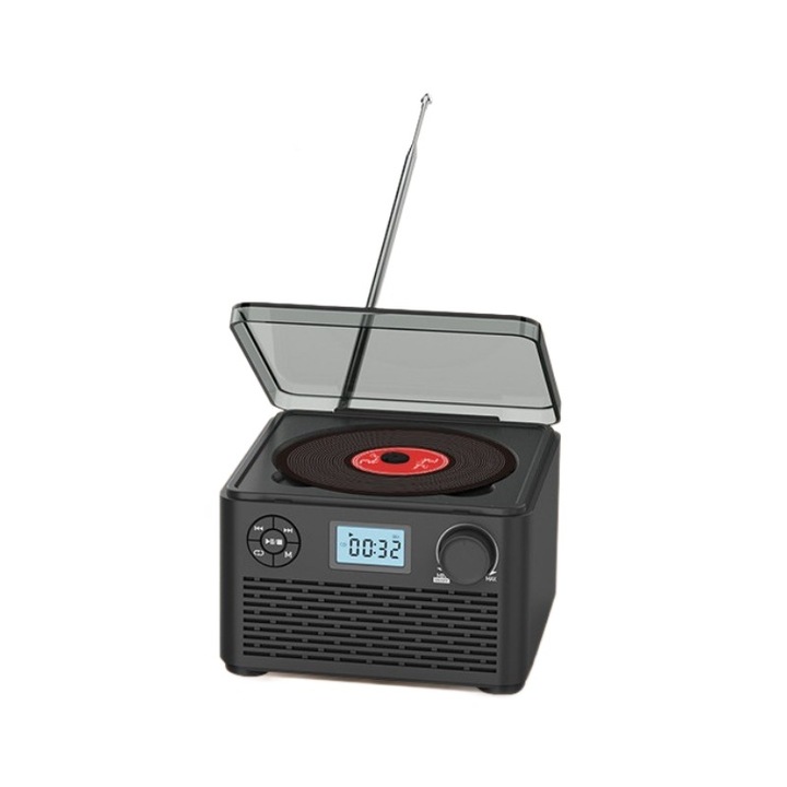 DVD и Blu-ray плейър, Bluetooth, FM канали, TF карта, USB, първокласен звук, икономичен, презареждаем, черен
