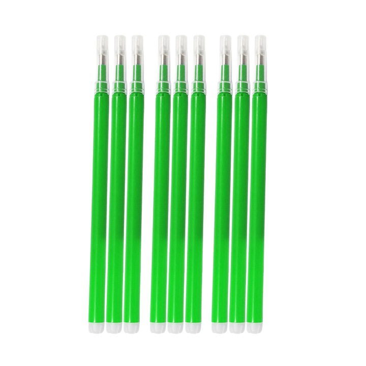 Rezerva roller compatibil Pilot Frixion, 0.7 mm, verde 9 buc/set