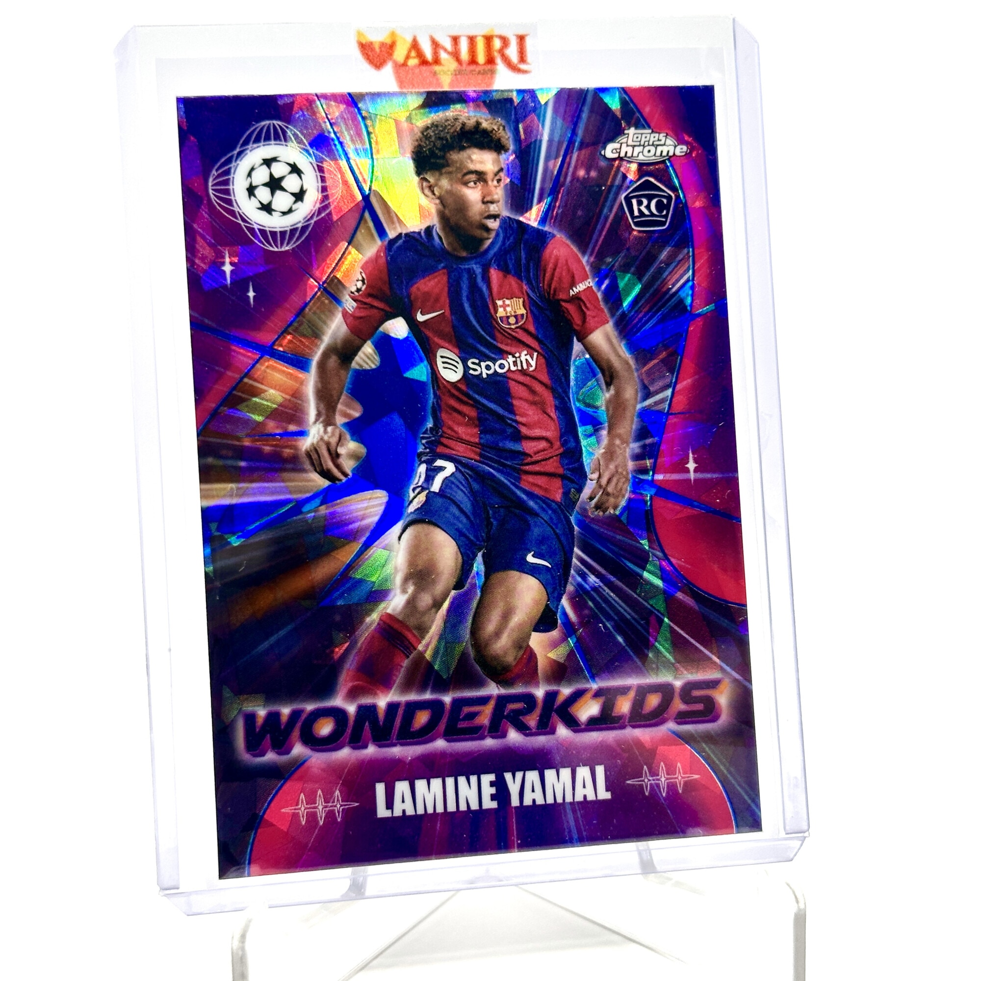 Cartonas de fotbal Topps Lamine Yamal din colectia 2023-24 Topps