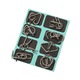 Set cub Rubik, Jucarii magnetice interactive, 72 variatii, Puzzle-uri 3D, Copii si adulti, Rosu si albastru inchis