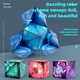 Set cub Rubik, Jucarii magnetice interactive, 72 variatii, Puzzle-uri 3D, Copii si adulti, Rosu si albastru inchis