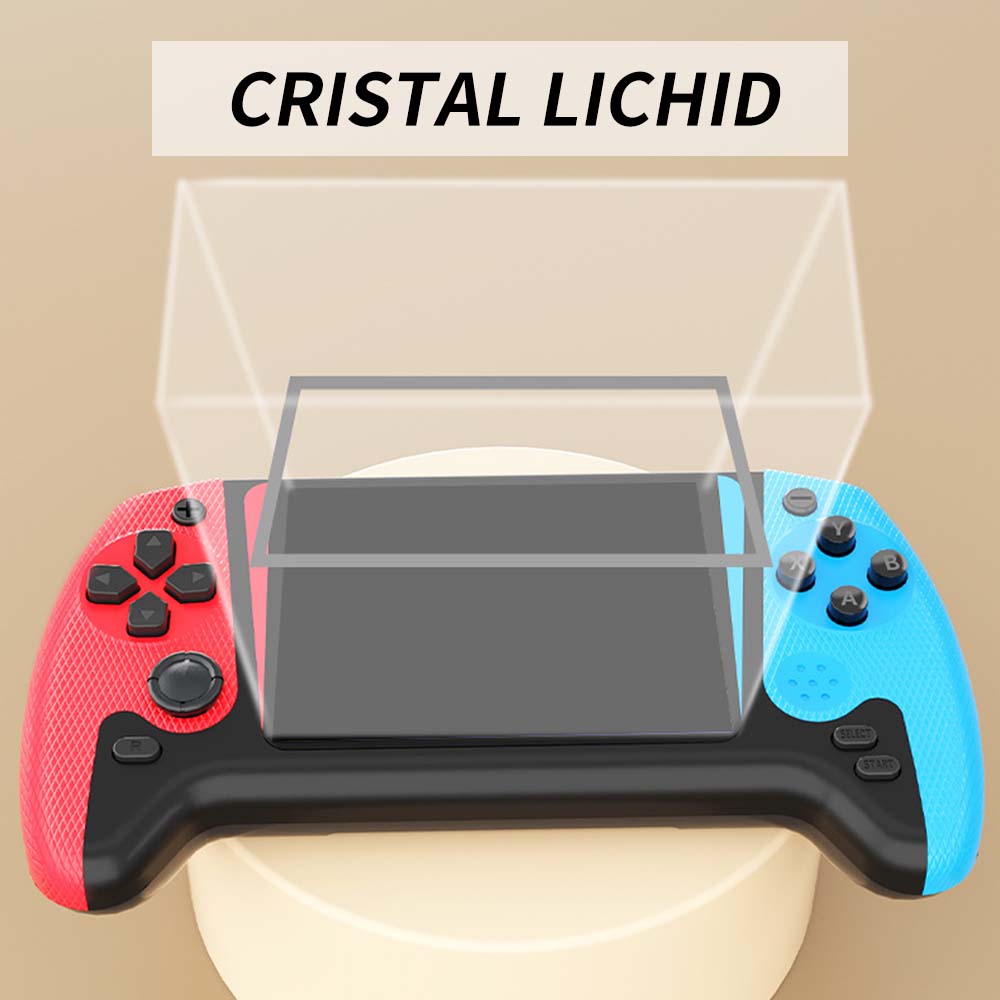 Consola de Jocuri Portabila Dual Rocker Gameplayer,, Tressino, 500+ Jocuri Preinstalate, Ecran 3.5" HD 1024x600, Conexiune HDMI TV, Baterie 1200mAh, 2 Playeri Simultani, Pentru Copii/Adulti