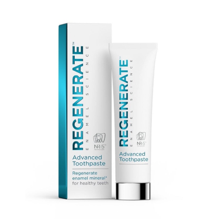 Fogkrém, regenerált zománc tudomány, fejlett technológia, napi ápolás és természetes fogfehérítés, fluorid tartalmú, foltok csökkentése, fogerősítés, gyorsan javító zománc, 75ml