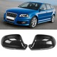 Bizaical visszapillantó tükör burkolatok, karbon, 2 db-os szett, ABS, A3/S3/Sportback 8P, A4/S4 B8, A5/S5 B8, A6/S6 C6, Q3 8T-hez