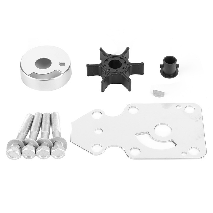 Kit reparare pompa de apa pentru motoare Yamaha 15MSH, 9.9MSH, Bizaical, material cauciuc si otel inoxidabil
