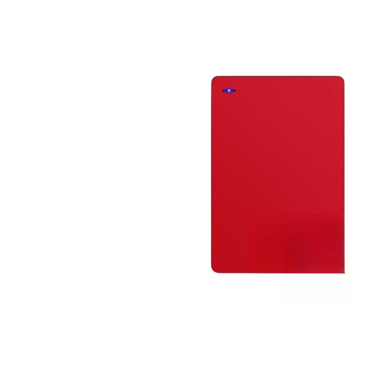 Card de memorie, 1TB, USB 3.0, rosu, 115x76x13mm