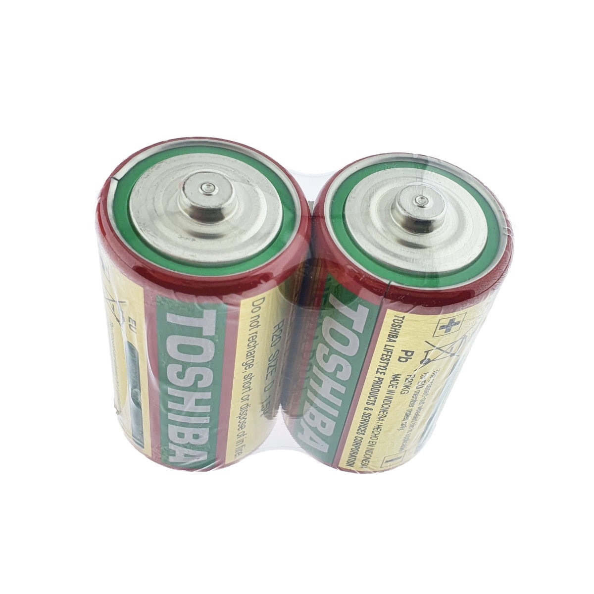 Set 24 baterii R20, Toshiba Heavy Duty D, 1.5V, ambalate in folie D ...