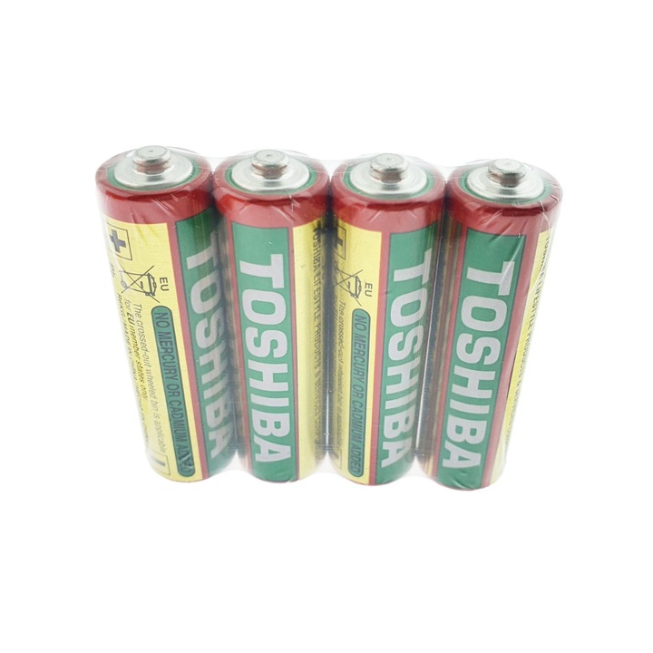 Toshiba Heavy Duty AA elem készlet, R6, 1,5 V, fóliába csomagolva, 4 db