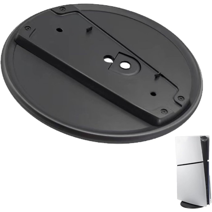 Stand Vertical pentru PlayStation 5, PlayStation 5 Slim si PlayStation 5 Pro, PsAyl®, Negru