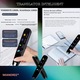 Translator Inteligent Bidirectional MIANDREE®, Traduce in 112 Limbi, Traducator WIFI, Traducere Vocationala, OCR, Dispozitiv 2in1 cu Functie de MP3 Player, Dictionar, Ecran Tactil, Wi-Fi, Bluetooth, Functie Scanare si Reportofon, Negru