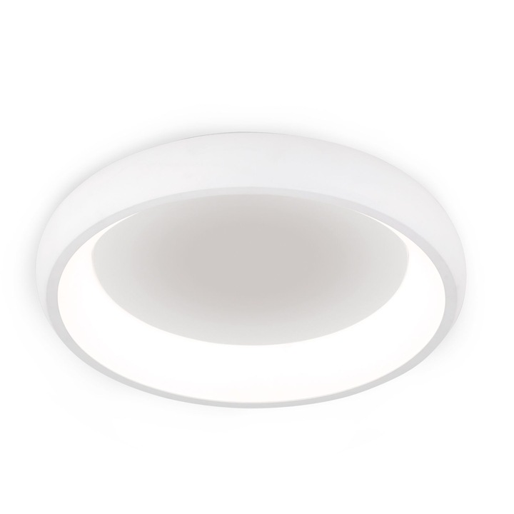 VENUS LED mennyezeti lámpa, alumínium talp, fehér, opál polikarbonát ernyő, LED 30W/1650lm/3000K, átmérő 41cm ORION