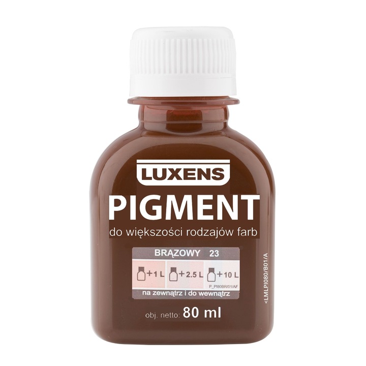 Pigment Luxens maro 23, 80 ml, interior/exterior