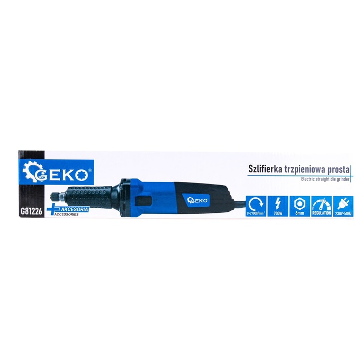 Polizor drept, 700 W, 6 mm, Geko G81226