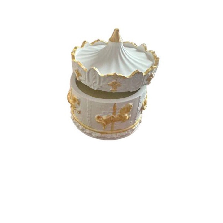 Ръчно изработена свещ Cherry Carousel, Поема, време на горене 35ч