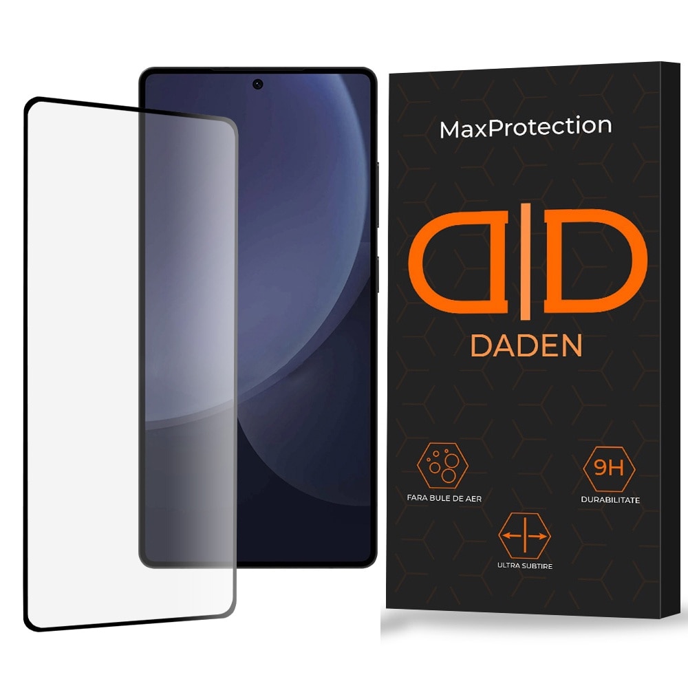 Folie Sticla pentru Samsung Galaxy S25 Ultra Daden MaxProtection, Full Cover, Protectie Profesionala, Ultra Rezistenta, Calitate Premium