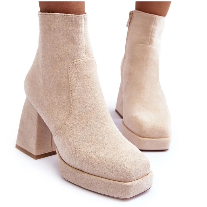 Botine dama Abnous, Piele ecologica, Bej deschis