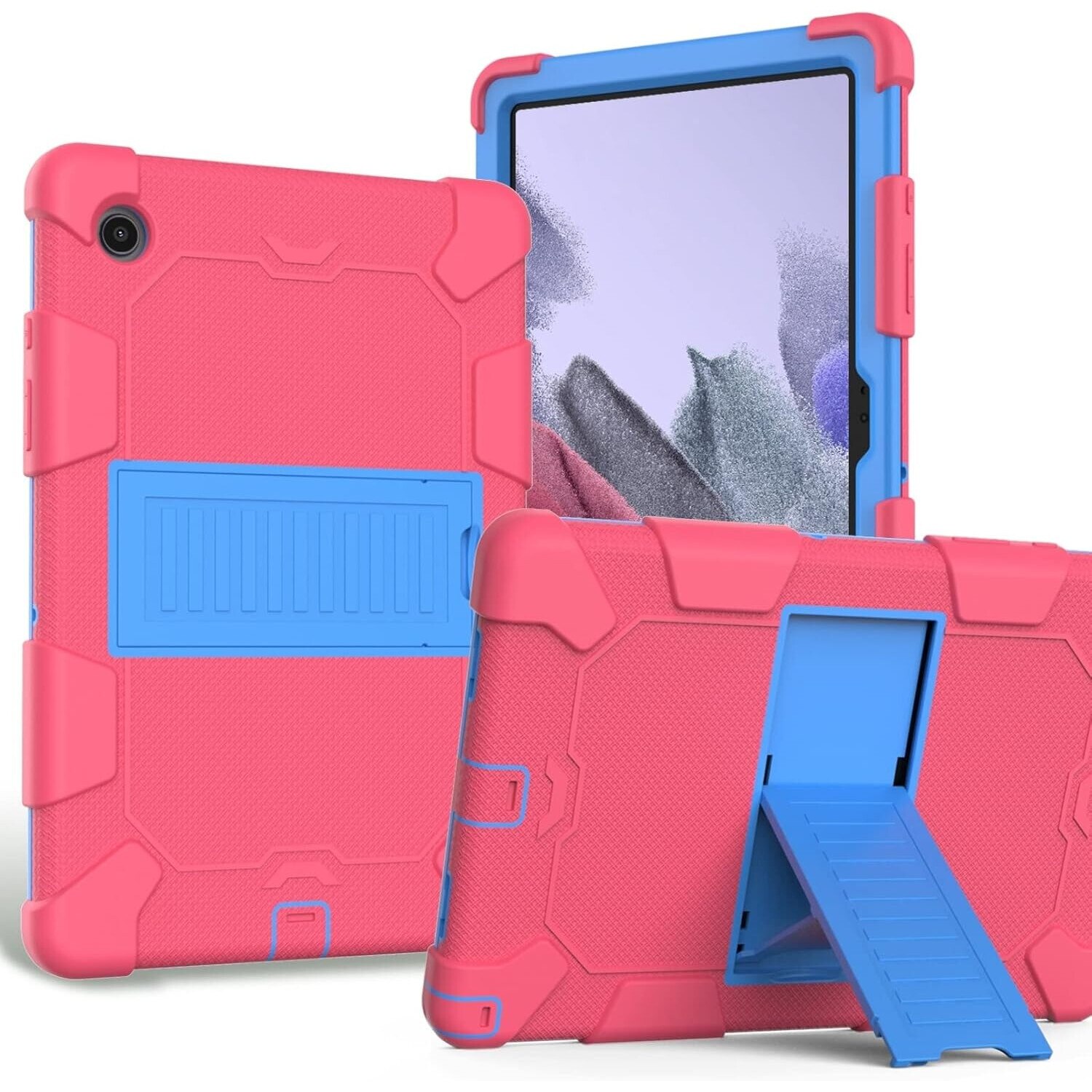 Etui pentru tableta Samsung Galaxy Tab A7 10,4", roz, cu suport pliabil, constructie rezistenta